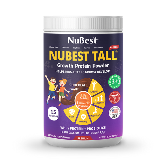 Growth & Wellness Support for Kids and Teens – Tall Kids & Pro Duo by NuBest Nutrition