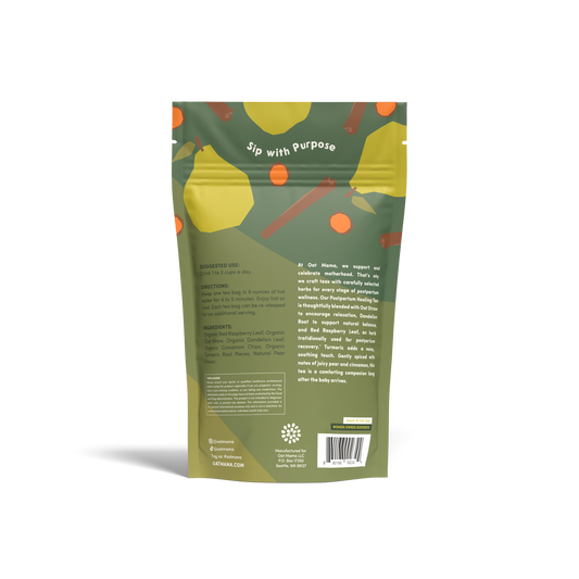Postpartum Healing Tea – Fourth Trimester Wellness by Oat Mama