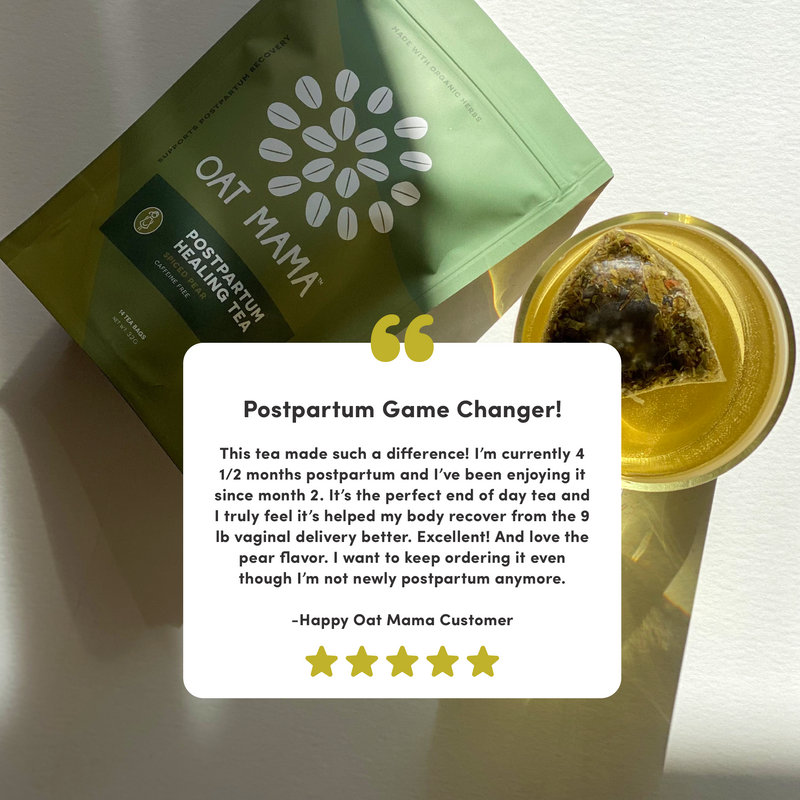 Postpartum Healing Tea – Fourth Trimester Wellness by Oat Mama
