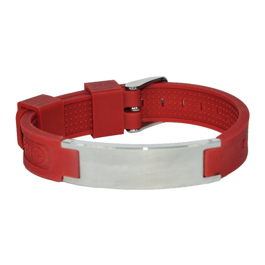 Unisex silicone magnetic power bracelet with energy-enhancing properties
