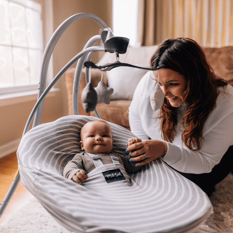 Heather Stripe 5-in-1 Multifunctional Cover Milk Snob