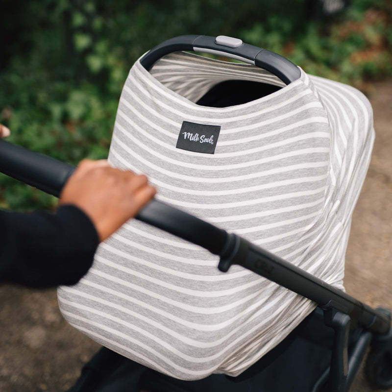 Heather Stripe 5-in-1 Multifunctional Cover Milk Snob