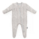 Herringbone Baby Footed Jammies Milk Snob