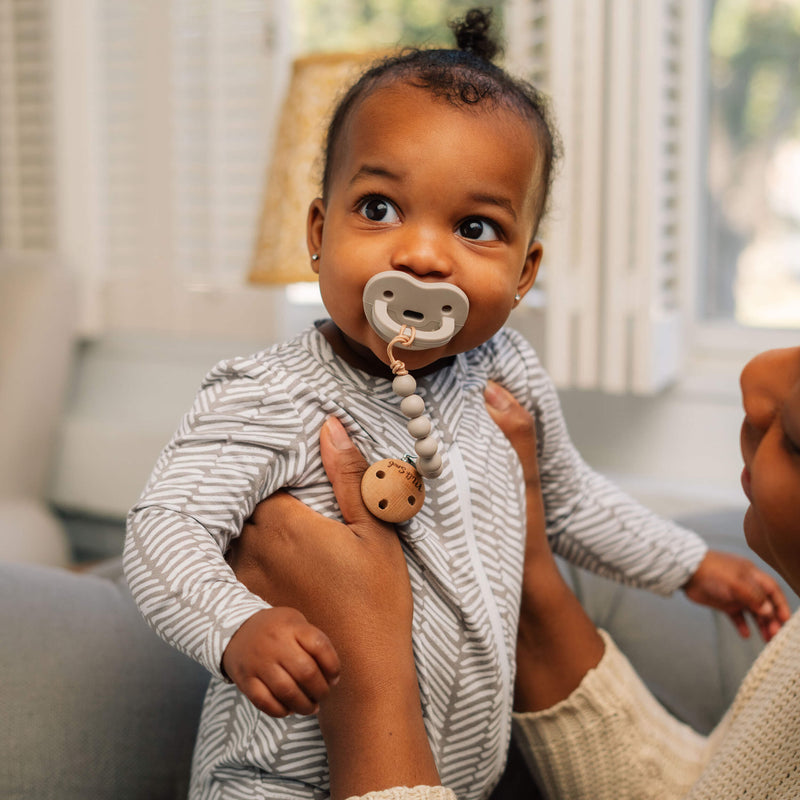 Herringbone Baby Footed Jammies Milk Snob