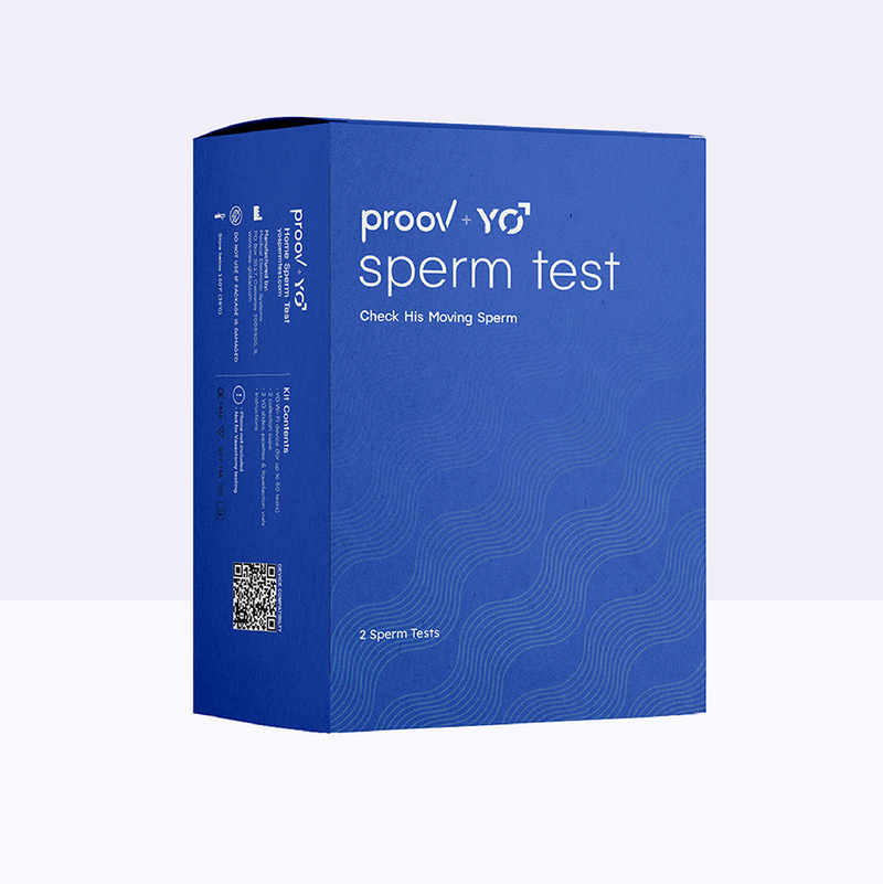 Proov + Yo™ Sperm Test – At-Home Male Fertility Kit