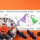 Hocus Pocus Halloween Coloring Table Runner