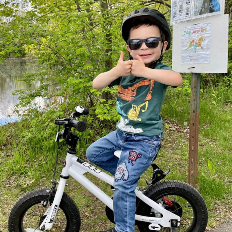 Bueller Toddler Sunglasses – Matte Black by ro•sham•bo eyewear