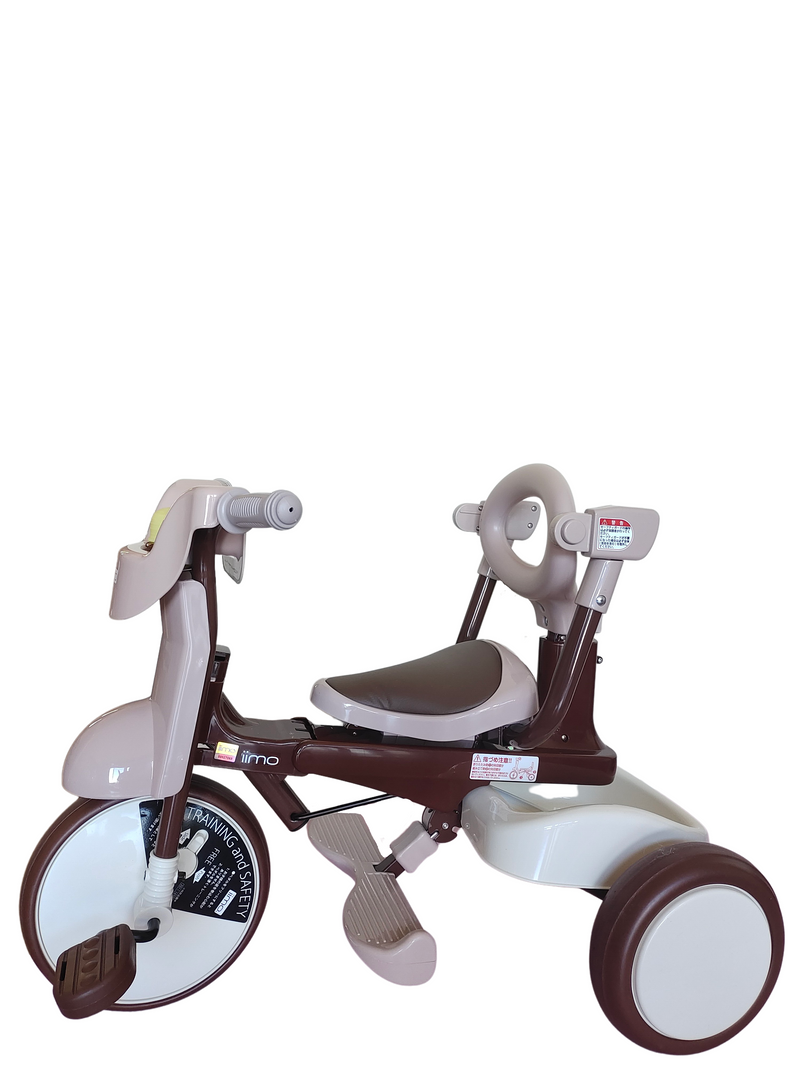 3-in-1 Foldable Tricycle with Canopy – Toddler Ride-On by iimo USA