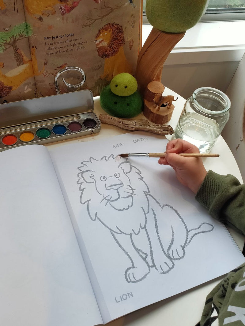 Endangered Animals Coloring Book – Eco Art for Toddlers (Ages 3+) by Honeysticks USA