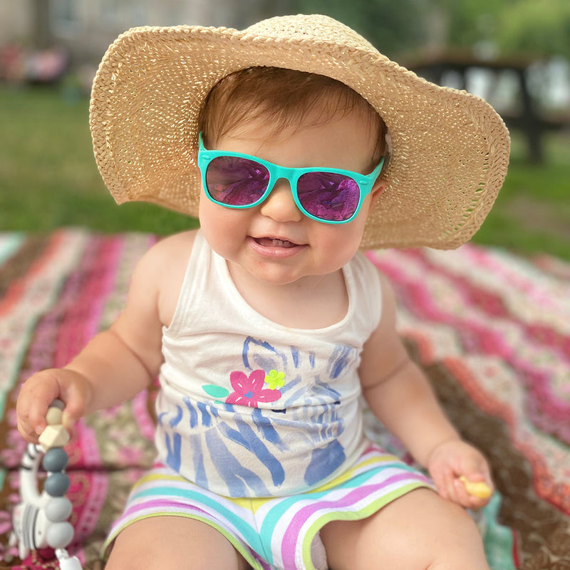 Goonies Baby Sunglasses – Mint Teal by ro•sham•bo eyewear