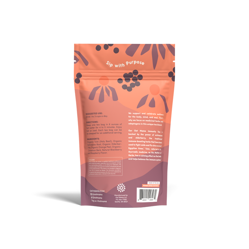 Elderberry Immunity Tea – Daily Defense by Oat Mama
