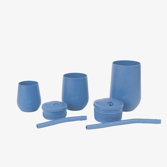 Indigo Developmental Cup Set – Smart Sips for Growing Kids by ezpz