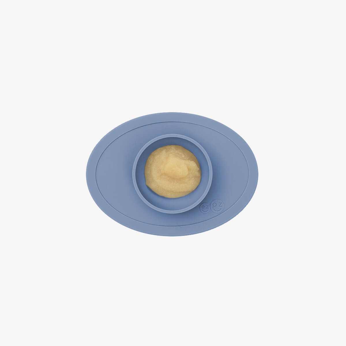 The Tiny Bowl in Indigo by ezpz / Silicone Bowl for Babies that Fits on High Chairs #color_indigo