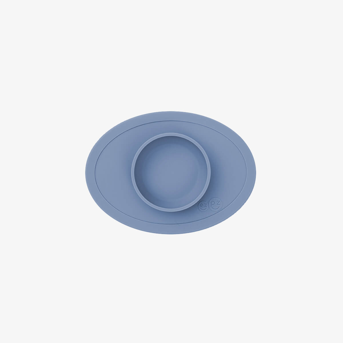 The Tiny Bowl in Indigo by ezpz / Silicone Bowl for Babies that Fits on High Chairs #color_indigo