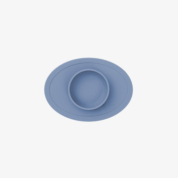 The Tiny Bowl in Indigo by ezpz / Silicone Bowl for Babies that Fits on High Chairs #color_indigo
