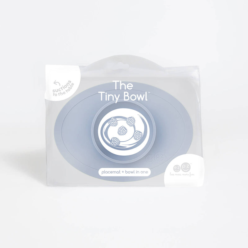 The Tiny Bowl in Indigo by ezpz / Silicone Bowl for Babies that Fits on High Chairs #color_indigo