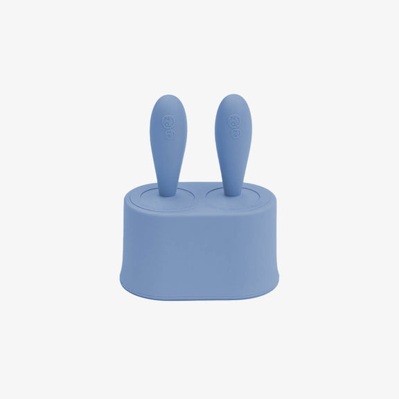 Tiny Pops in Indigo / Silicone Popsicle Mold for Babies, Frozen Puree & Breastmilk Popsicles #color_indigo / Tiny Pops – Baby-Sized Popsicle Mold for Nourishment + Teething Relief by ezpz