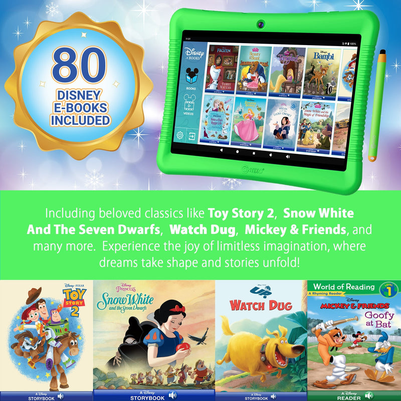 Contixo K102 10″ Kids Learning Tablet with Disney Stories