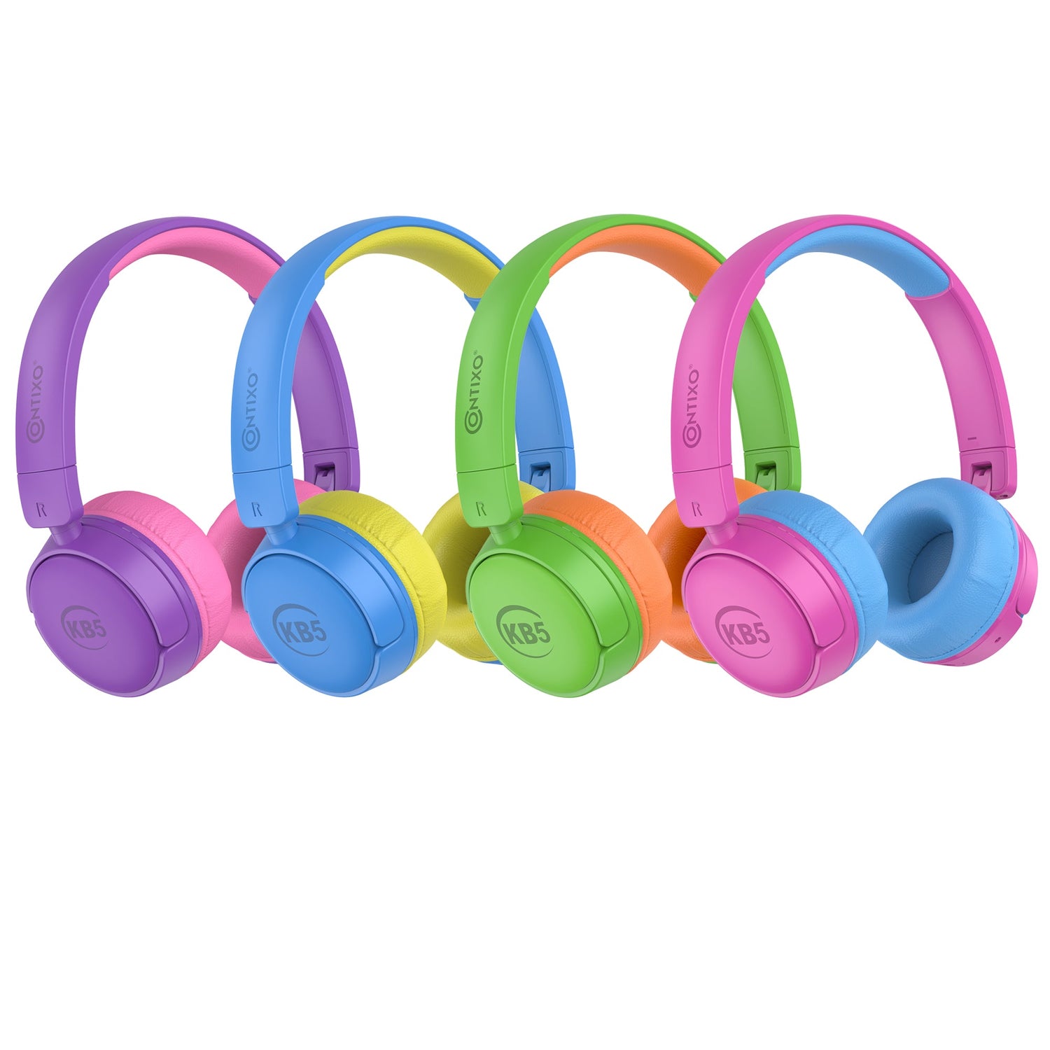 Contixo KB5 Kids Wireless Bluetooth Headphones with Safe Volume Control