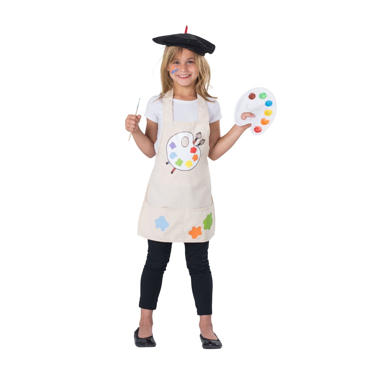 Kids Artist Painter Costume Pretend Play Dress Up America