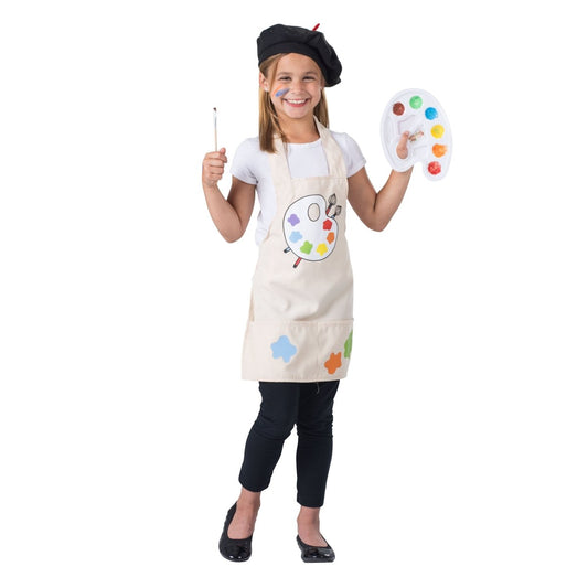 Kids Artist Painter Costume Pretend Play Dress Up America