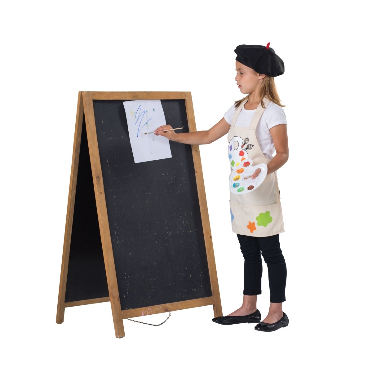 Kids Artist Painter Costume Pretend Play Dress Up America