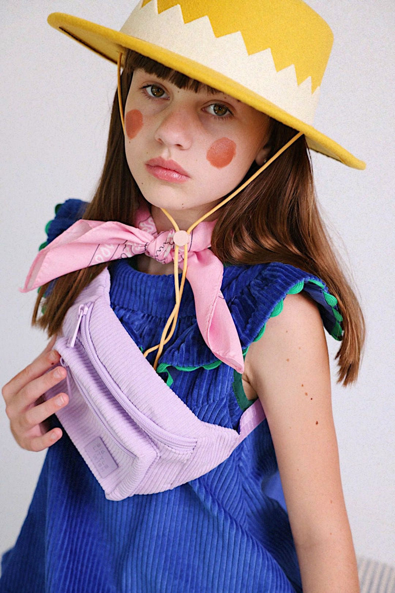Kids Belt Bag – Lavender | Toddler & Girls Fanny Pack by Big Little Wish