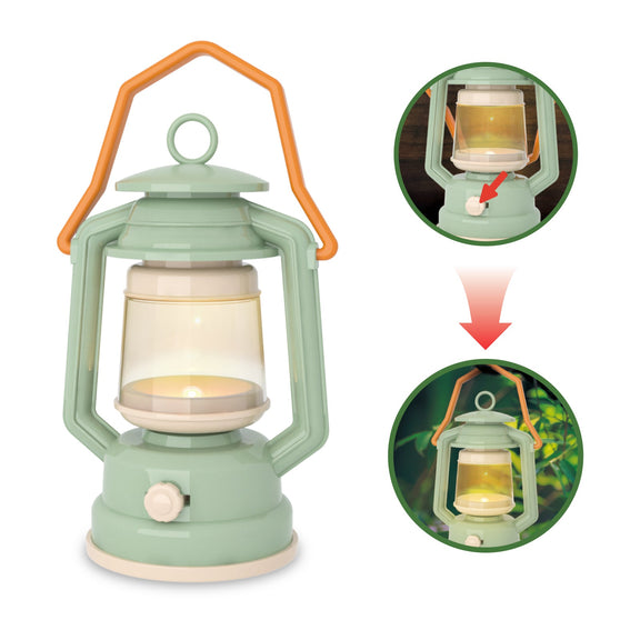 Kids Camping Set - Pretend Play Tent with Toy Campfire & Lantern by Contixo