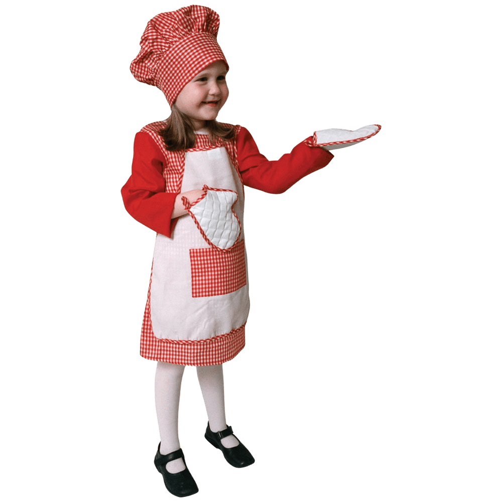 Kids Chef/Baker Costume Pretend Play Dress Up America