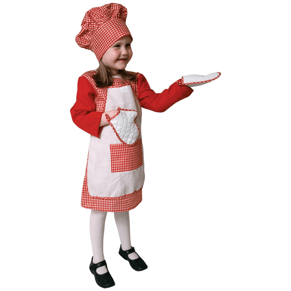 Kids Chef/Baker Costume Pretend Play Dress Up America