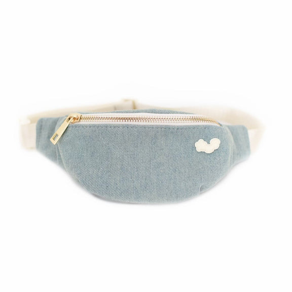 Kids Denim Fanny Pack – Adjustable Waist Bag by Big Little Wish