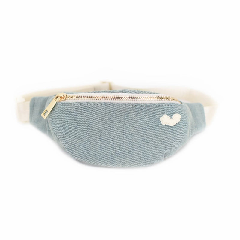 Kids Denim Fanny Pack – Adjustable Waist Bag by Big Little Wish