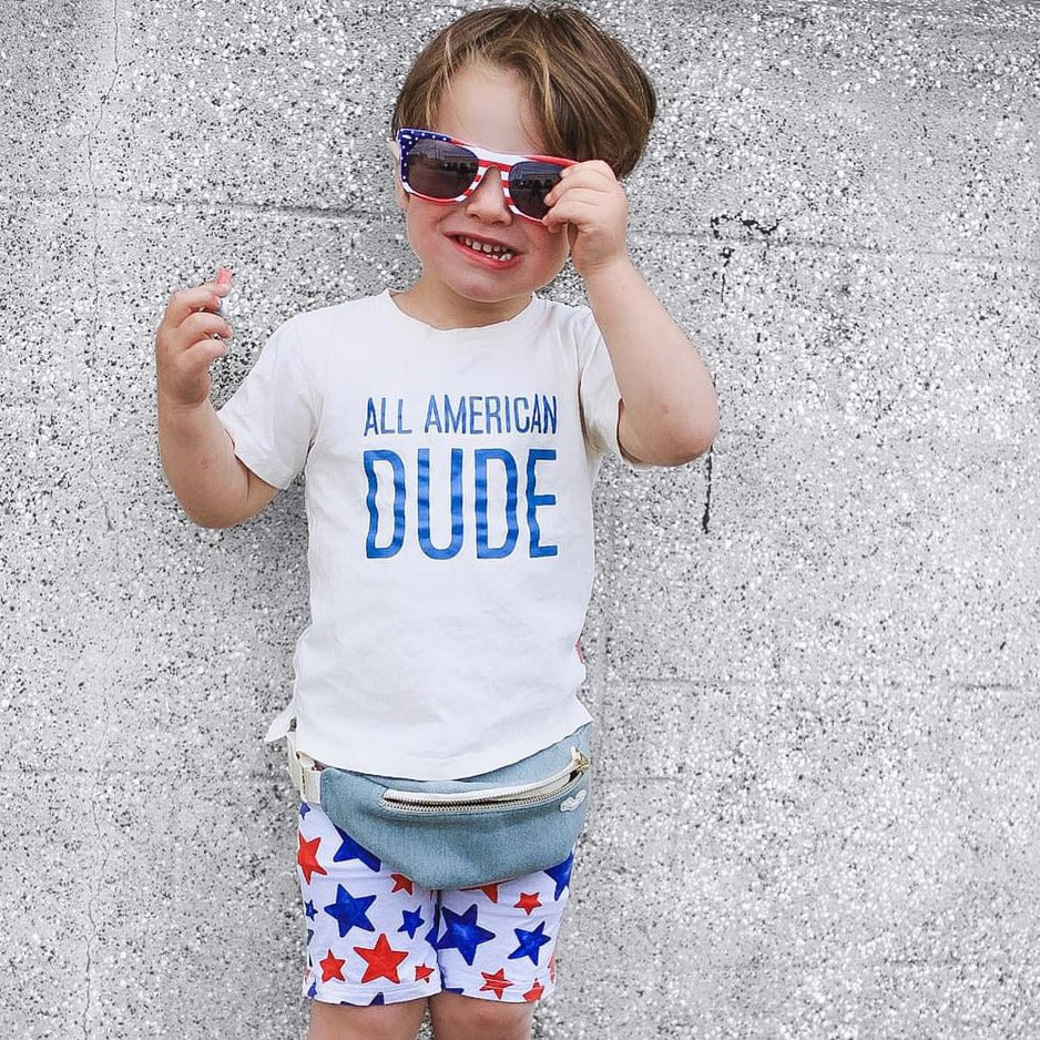 Kids Denim Fanny Pack – Adjustable Waist Bag by Big Little Wish