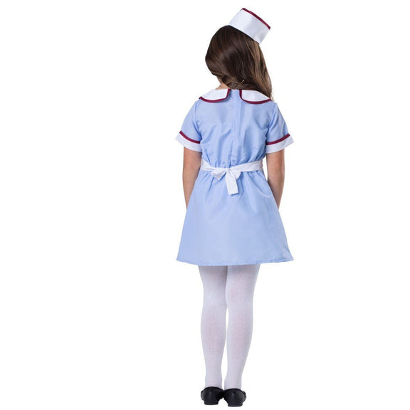 Kids Diner Waitress Costume Pretend Play Dress Up America