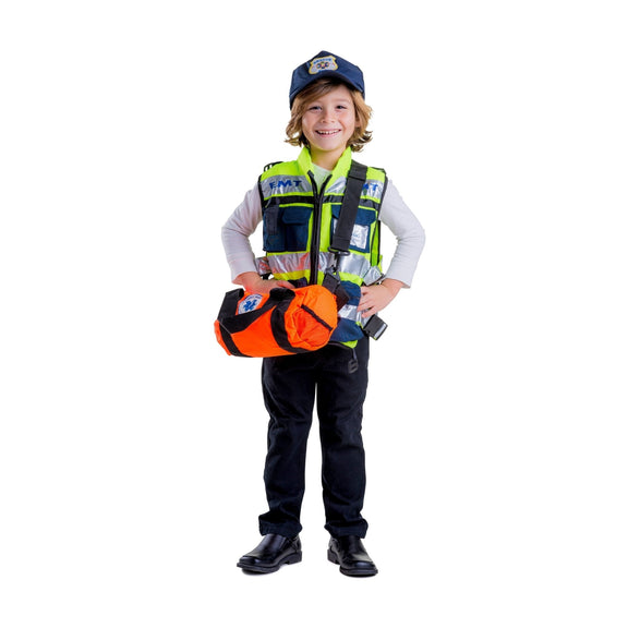Kids EMT Costume Pretend Play Dress Up America