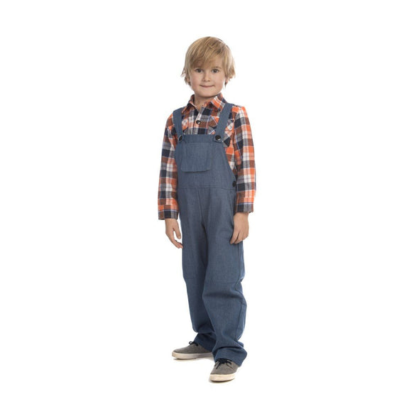 Kids Farmer Costume Pretend Play Dress Up America