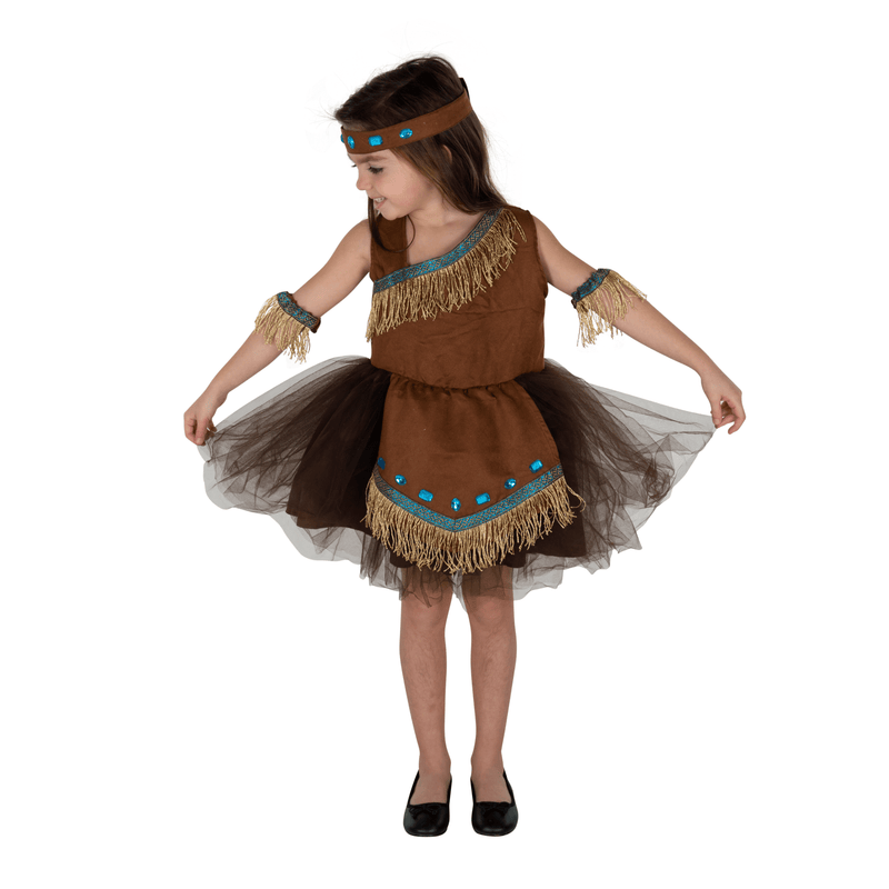Kids Indian Girl Costume Pretend Play Dress Up America