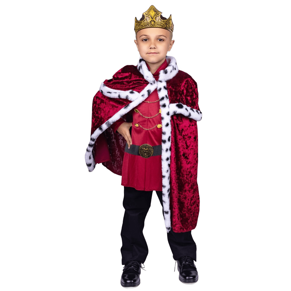 Kids King Costume Set Pretend Play Dress Up America