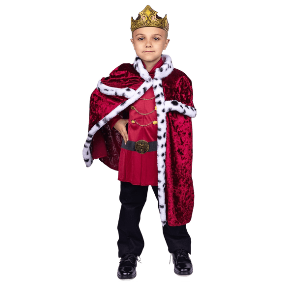 Kids King Costume Set Pretend Play Dress Up America