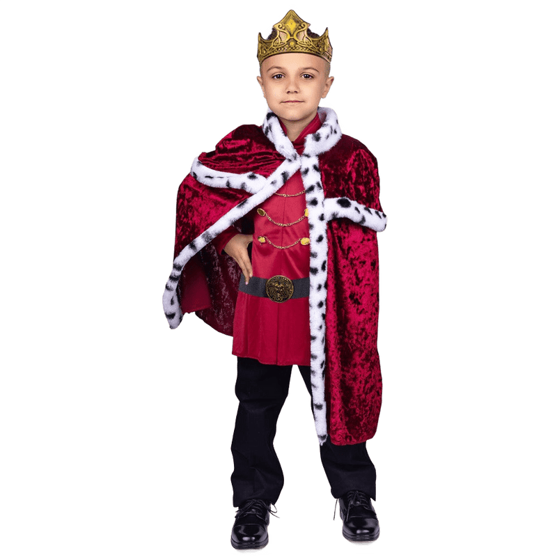 Kids King Costume Set Pretend Play Dress Up America