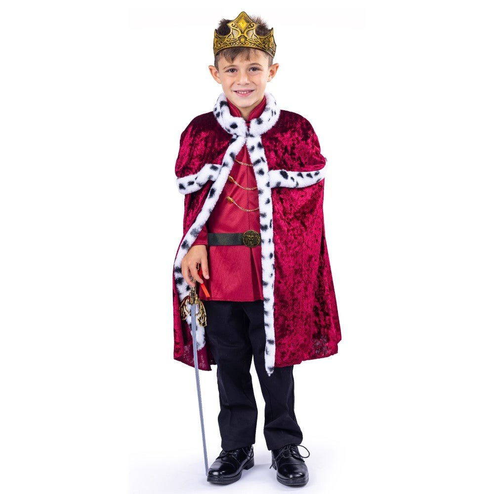 Kids King Costume Set Pretend Play Dress Up America