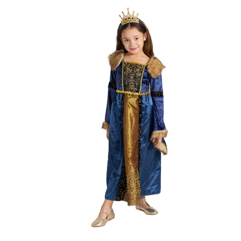Kids Noblewomen Costume Pretend Play Dress Up America