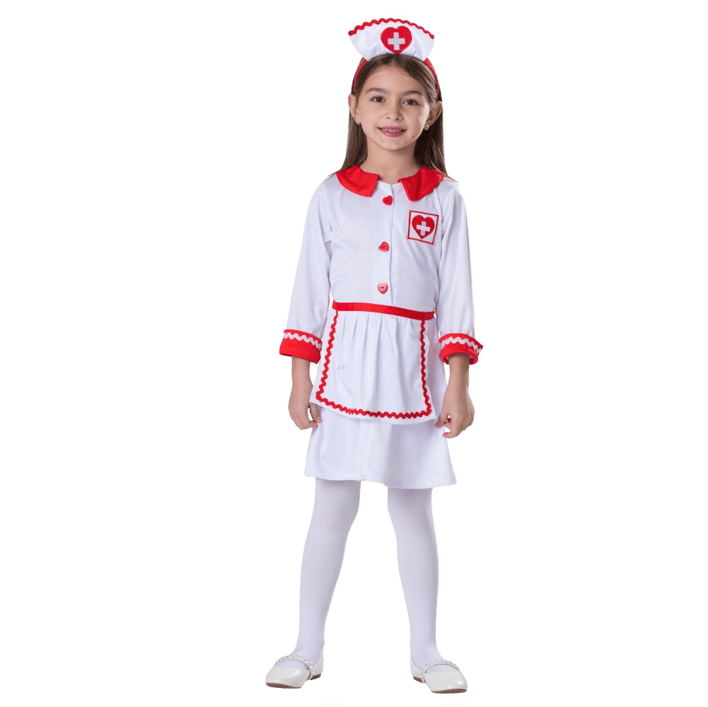 Kids Nurse Costume Pretend Play Dress Up America