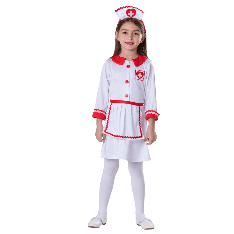 Kids Nurse Costume Pretend Play Dress Up America