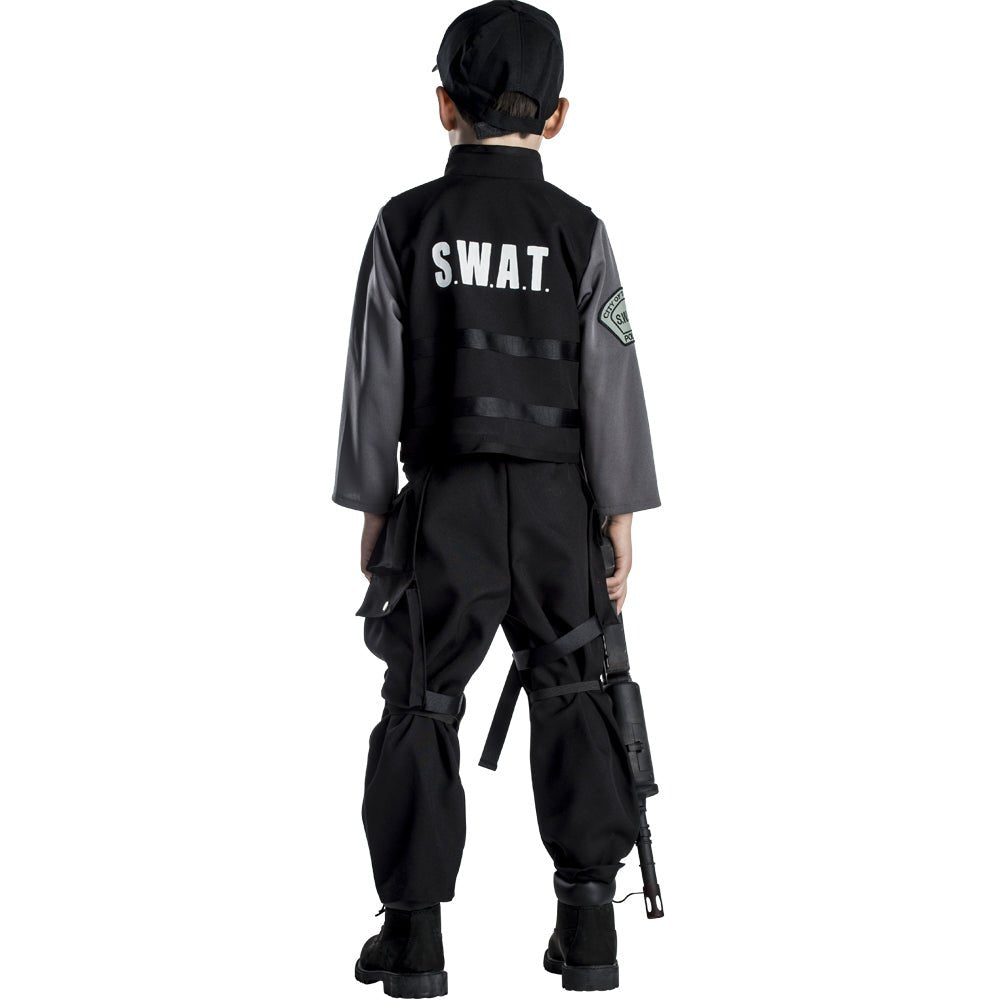Kids S.W.A.T. Costume Pretend Play Dress Up America