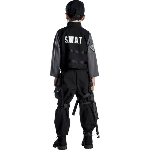 Kids S.W.A.T. Costume Pretend Play Dress Up America