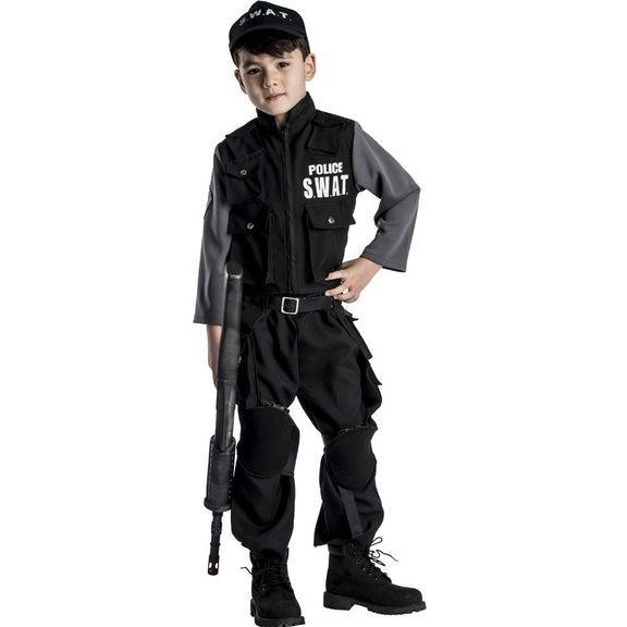 Kids S.W.A.T. Costume Pretend Play Dress Up America