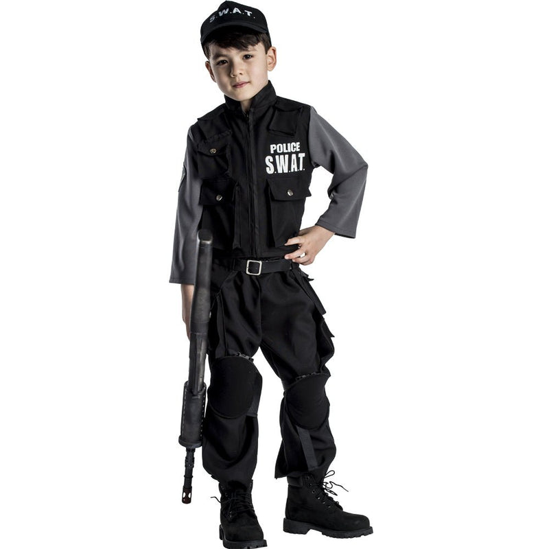 Kids S.W.A.T. Costume Pretend Play Dress Up America