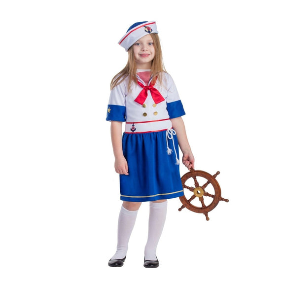 Kids Sailor Girl Costume Pretend  Play Dress Up America