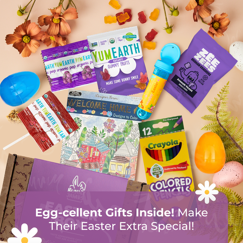 Kids Treat Box: Healthy Organic Snacks & Fun Activities by Bunny James Boxes